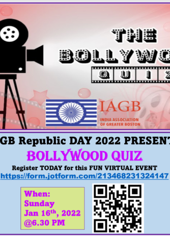 Bollywood quiz flyer 2022